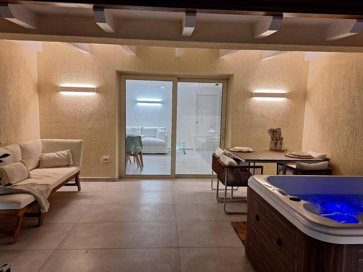 Villa per 4 persone, con Idromassaggio e Terrazza nonché Giardino e Panorama a Murta Maria