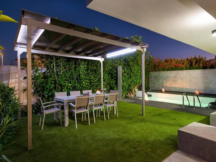 Bungalow für 4 Personen, mit Terrasse und Garten in San Agustin - 2