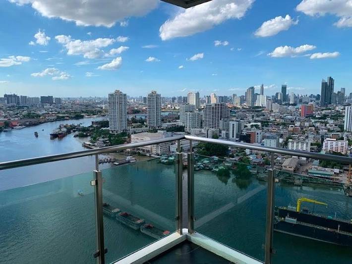 Ferienwohnung für 3 Personen, mit Ausblick und Balkon sowie Pool und Sauna in Bangkok
