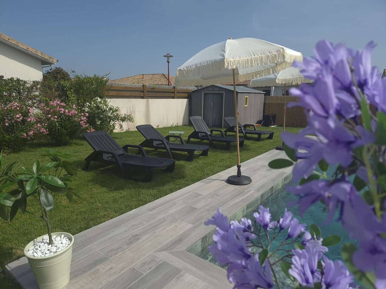 Casa contemporánea con piscina - 6-8 pers. in Parentis-en-Born, Côte d’Argent