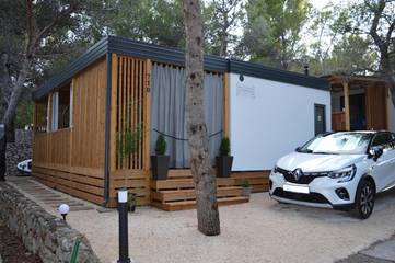 Ferienhaus für 6 Personen, mit Garten und Pool sowie Sauna und Ausblick in Drage