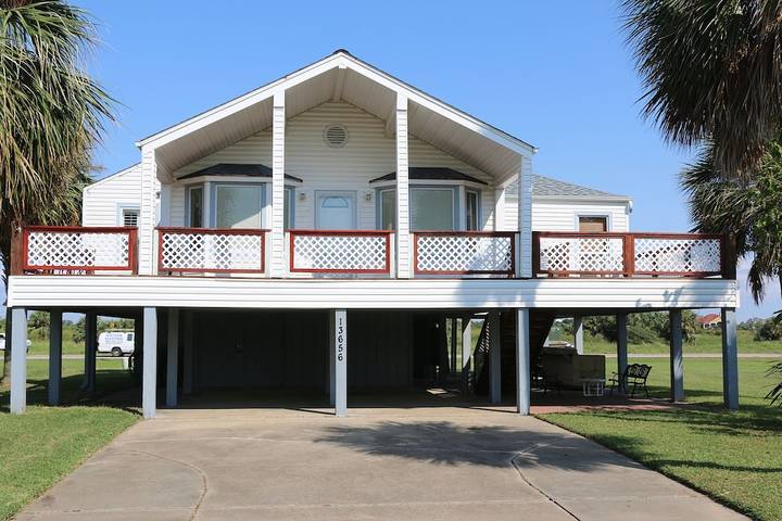 Ferienhaus für 10 Personen, mit Balkon und Garten in Texas