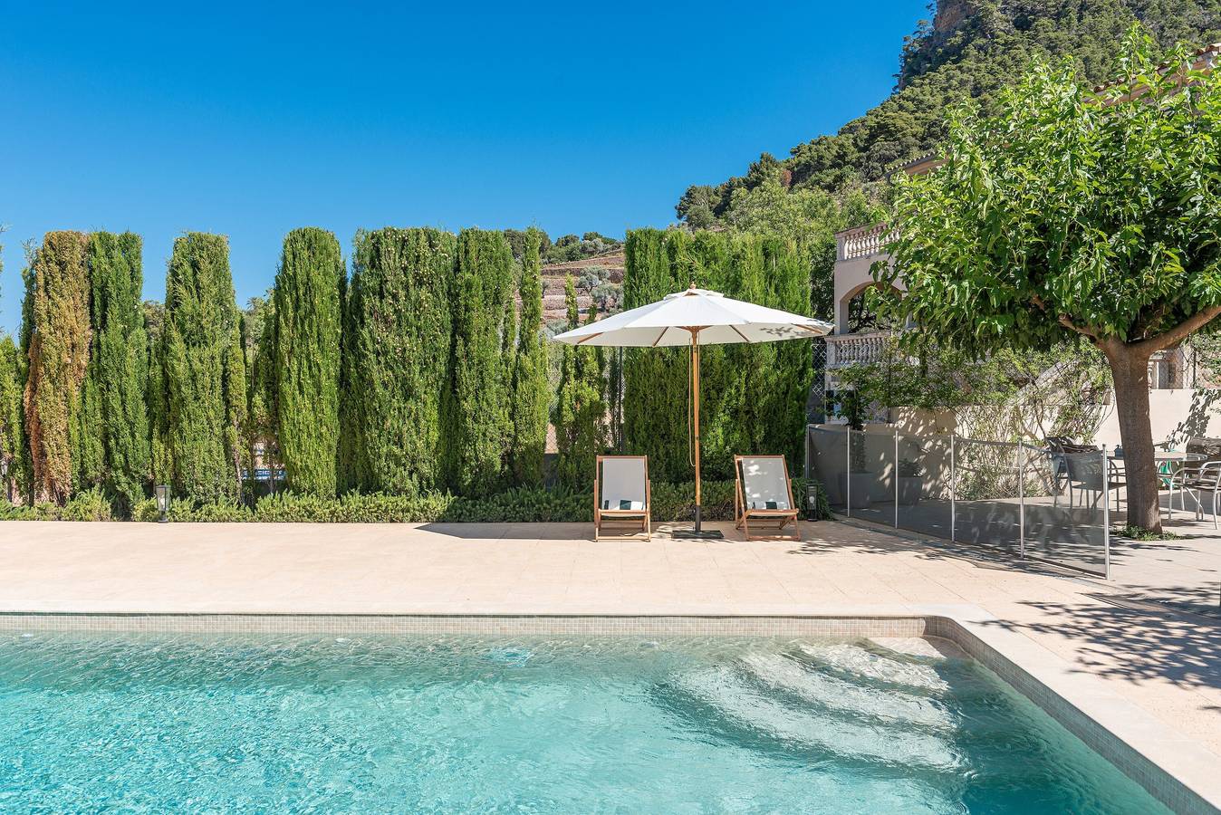 Villa 'Son Vent Valldemossa' avec vue sur la montagne, piscine privée et Wi-Fi in Valldemossa, Majorque de l'Ouest