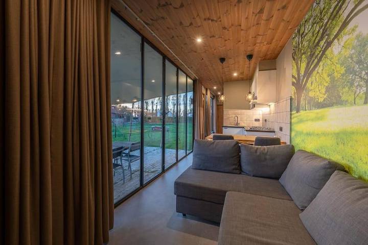 Maison de vacances pour 4 personnes, avec Terrasse ainsi que Jardin et Vue à Wingene