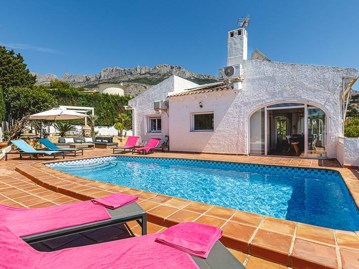 Casa de vacaciones para 8 personas, con jardín en Altea