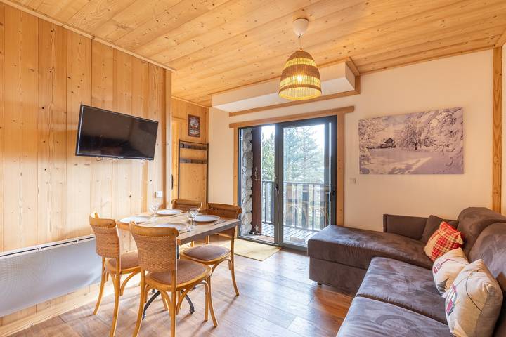 Apartamento entero, Apartamento de vacaciones para 4 personas con jardín in Les Angles, Parque Natural Regional de los Pirineos Catalanes