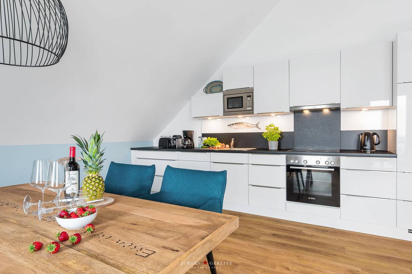 Ganze Wohnung, Aloha Lounge - Balkon, Hafenblick, Fahrstuhl, 3. Stock, 1. Reihe am Wasser in Olpenitz, Kappeln