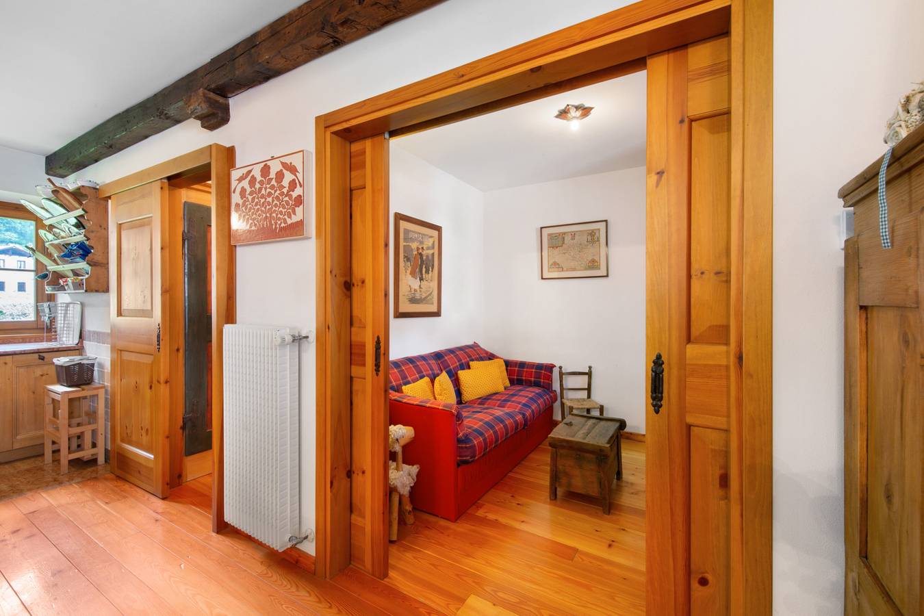 Ganze Wohnung, Ferienwohnung 'Casa San Giovanni 1 A Vinigo' mit Bergblick, privater Terrasse und Wlan in Vodo di Cadore, Östliche Dolomiten