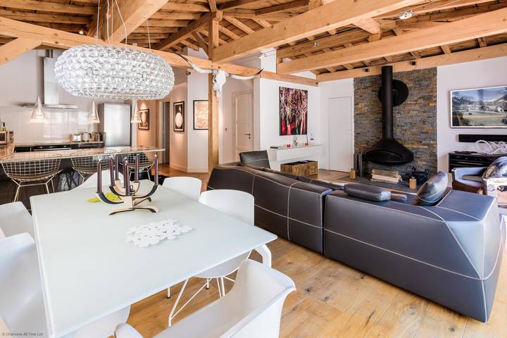 Gîte pour 6 personnes, avec balcon dans Office De Tourisme De La Vallee Blanche - 4