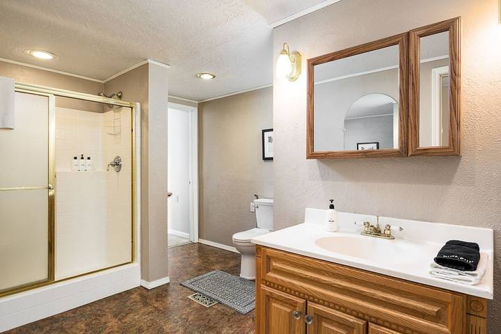 Blockhütte für 6 Personen, mit Garten und Balkon - 1