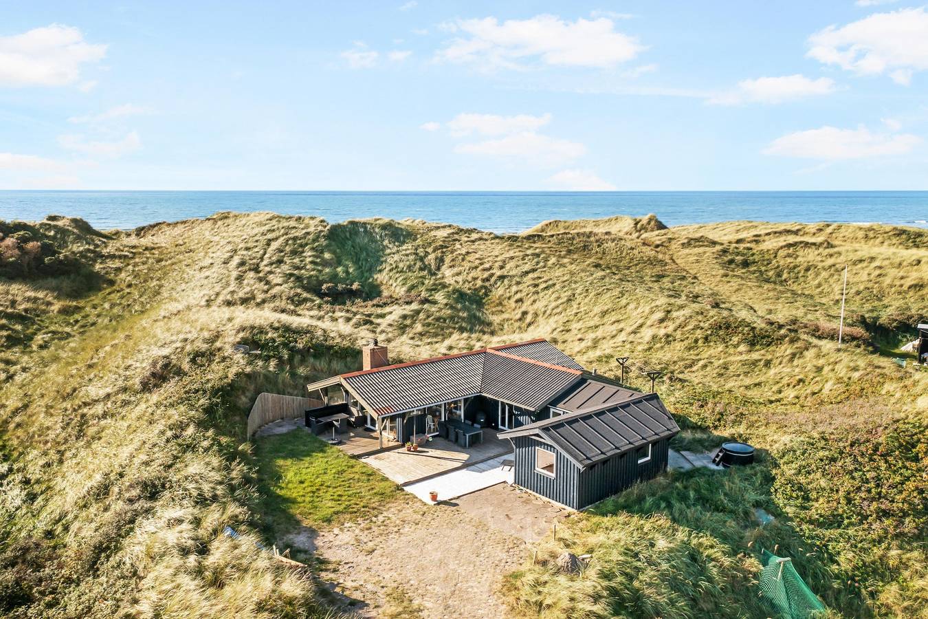 Ernavej 4A, Lovely Holiday Home for Rent in the First Dune Row in Løkken, Hjørring Kommune