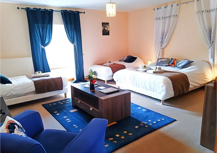 Gîte pour 4 personnes, avec jardin, adapté aux familles dans Vaudrimesnil