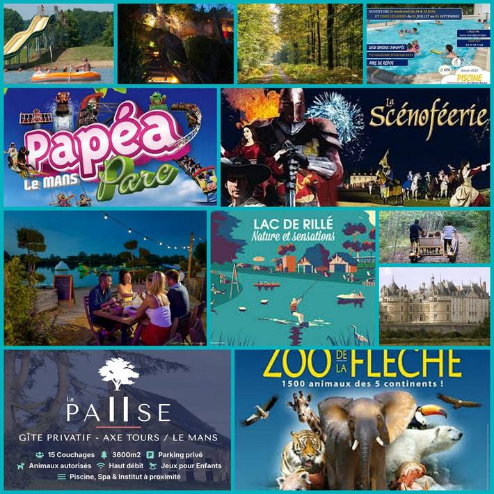 Gîte pour 15 personnes, avec jacuzzi et jardin en Indre-et-Loire - 2