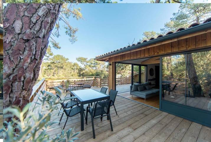 Location de vacances pour 10 personnes, avec terrasse ainsi que jardin et vue dans Plage de l'Herbe - 2