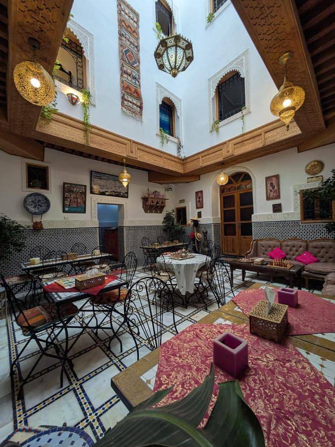 Riad pour 5 personnes, avec vue et jardin