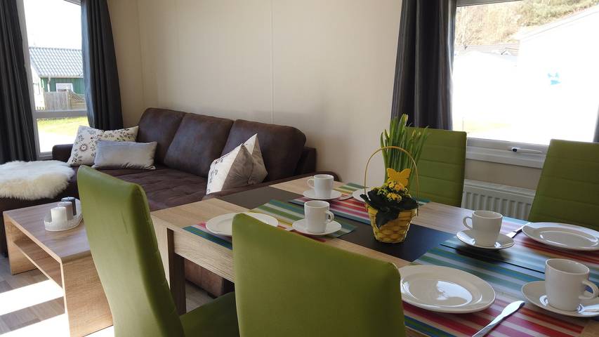 Camping für 6 Personen, mit Terrasse, mit Haustier an der Nordsee