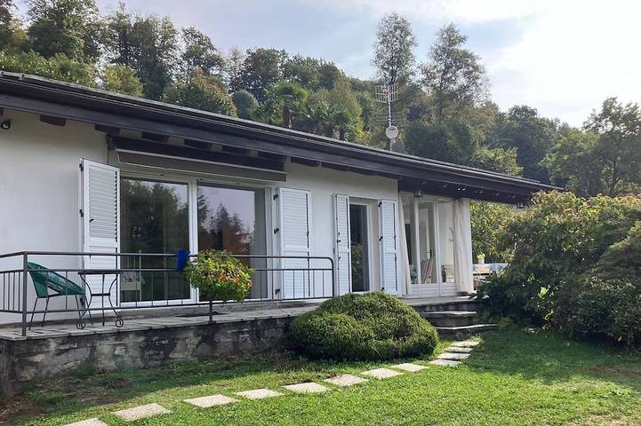 Lovely holiday home at Lake Orta with private garden and pool in Comune di Ameno, Lake Orta