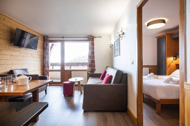Ganze Wohnung, Ferienwohnung für 4 Personen mit Sauna in Val Thorens, Vanoise-Massiv