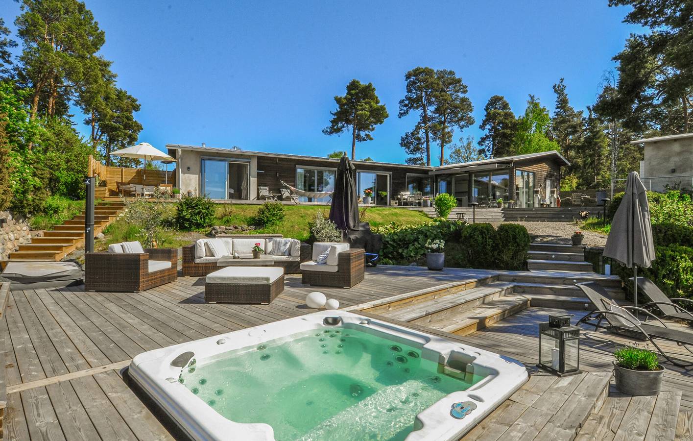 Hus för 11 Personer med terass in Nacka, Stockholms skärgård