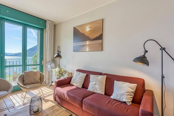 Ferienwohnung für 4 Personen, mit Balkon und Kinderpool sowie Seeblick am Luganersee - 3