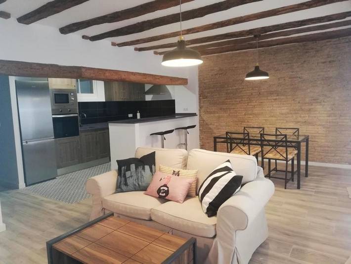 Gîte pour 10 personnes, avec jacuzzi, animaux acceptés à Saragosse - 2