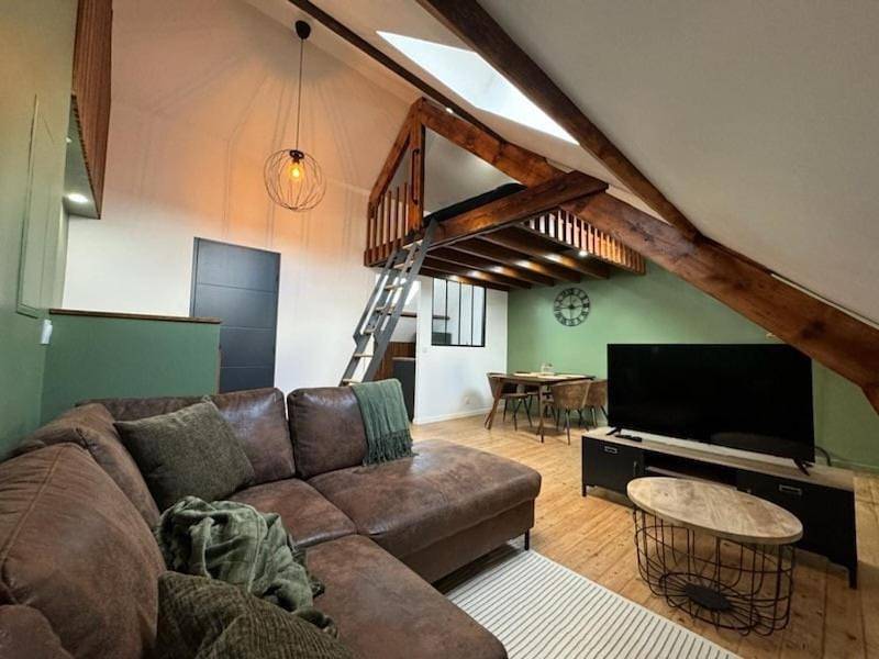 Geheel appartement, Le Havre des toits - cosy tout équipé in Boulogne-sur-Mer, Boulogne-sur-Mer en omgeving