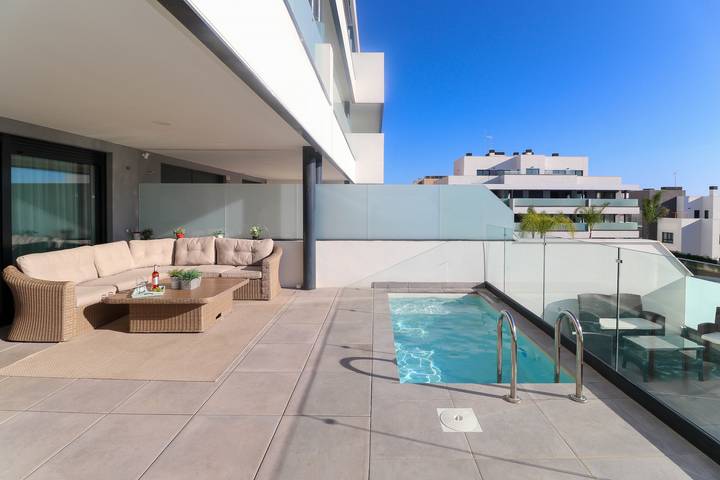 Apartamento de vacaciones para 4 personas, con piscina y jacuzzi además de sauna y terraza - 1