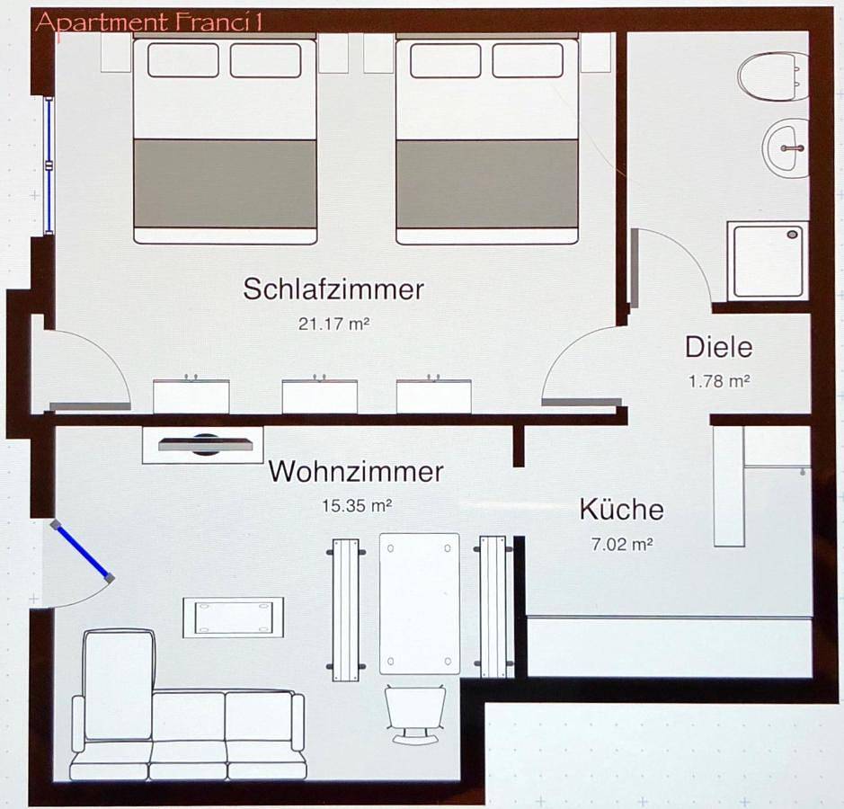 Ganze Wohnung, Apartment Franci in Wiebelskirchen, Neunkirchen