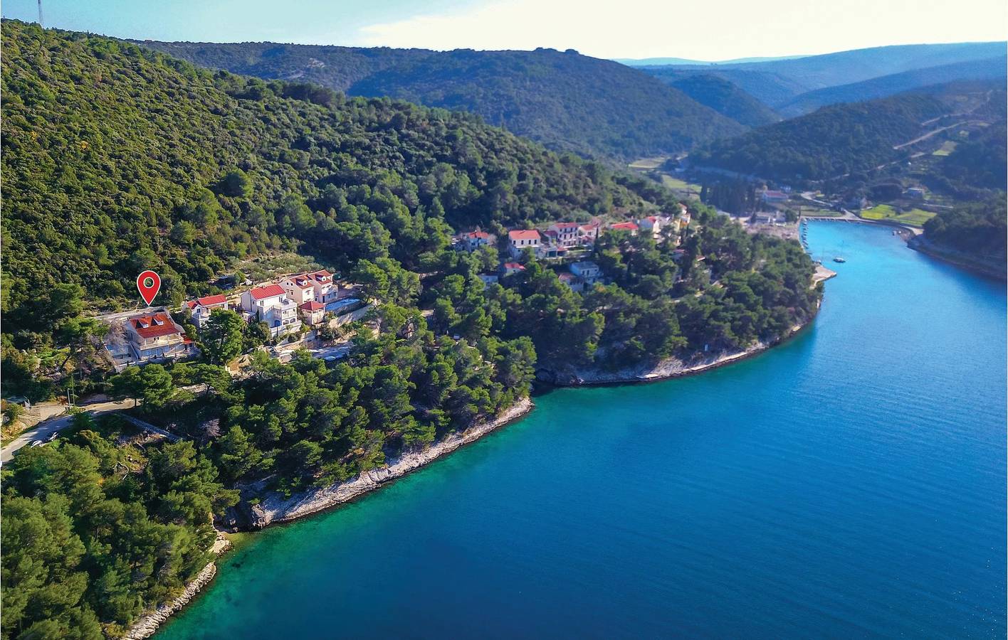 Ferienhaus für 10 Personen mit Ausblick in Pucisca, Brac