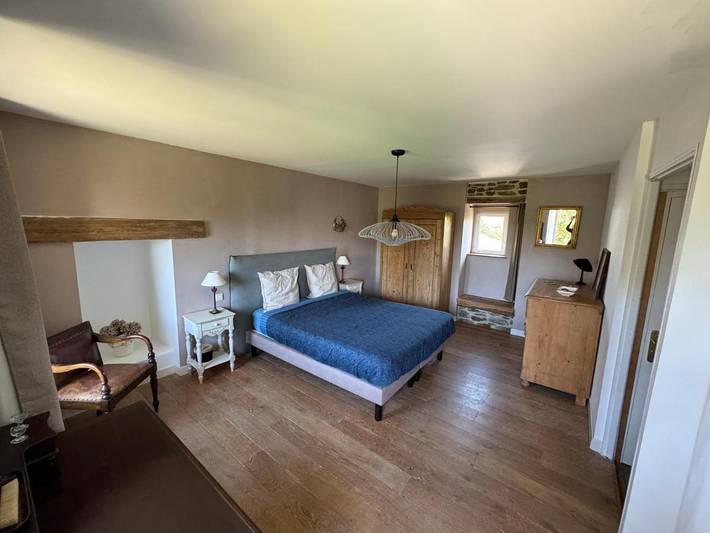 Chambre d’hôte pour 2 personnes, avec vue et jardin, animaux acceptés à Pommerit-Jaudy