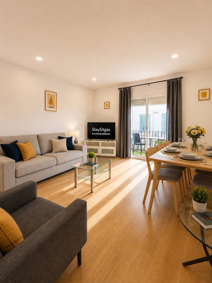 Appartamento intero, Appartamento vacanze per 5 persone con balcone in Sitges, Garraf