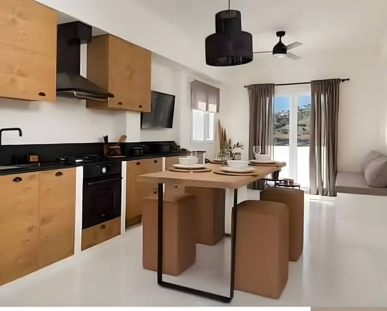 Entire apartment, Apartment 'Batsi View House' with Sea View, Wi-Fi and Air Conditioning in Andros