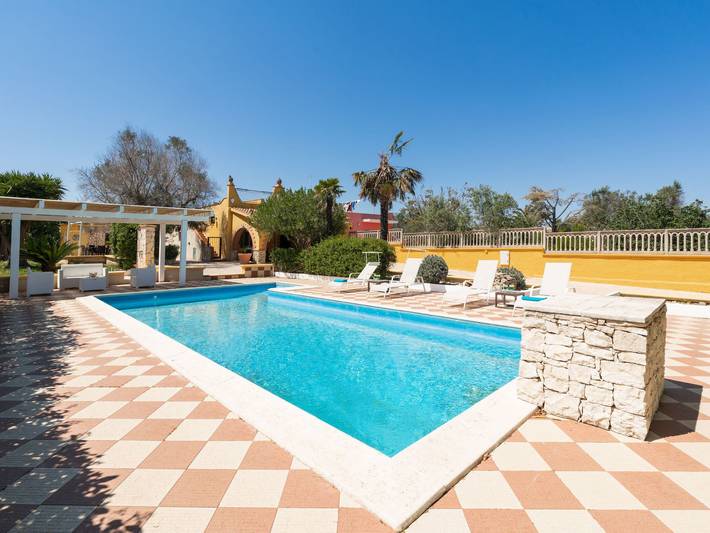 Maison de vacances pour 6 personnes, avec terrasse ainsi que piscine et jardin - 1