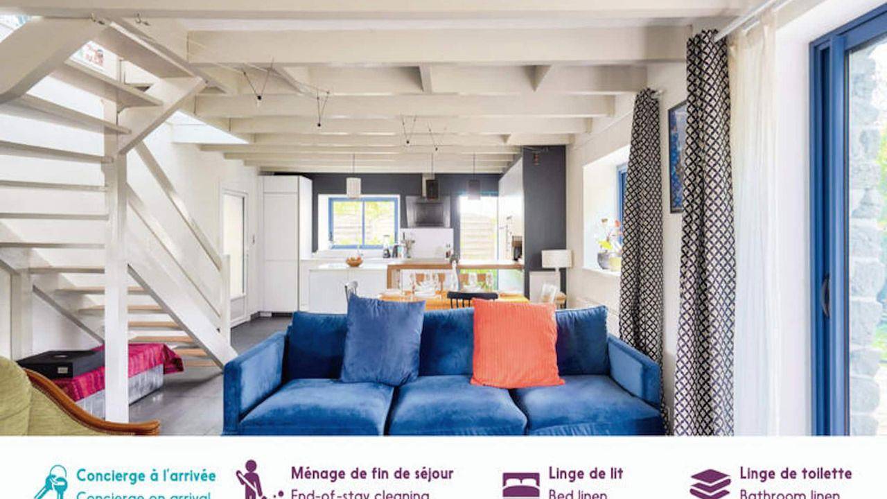 Apartamento vacacional entero, Ferienwohnung für 6 Personen (120 m²) in Saint-Roch in Combrit, Region de Quimper