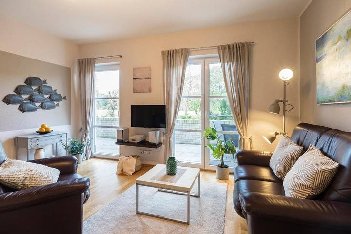 Ferienwohnung für 2 Personen, mit Terrasse und Sauna in Ahrenshoop