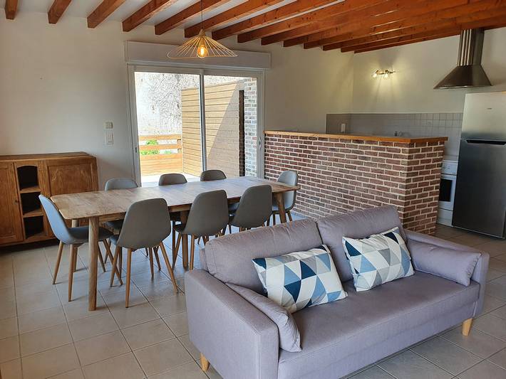 Gîte pour 8 personnes, avec terrasse et jardin, animaux acceptés