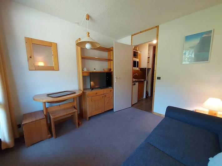 Appartement entier, Studio skis aux pieds, animaux admis, balcon sud in Valmorel, Les Avanchers-Valmorel
