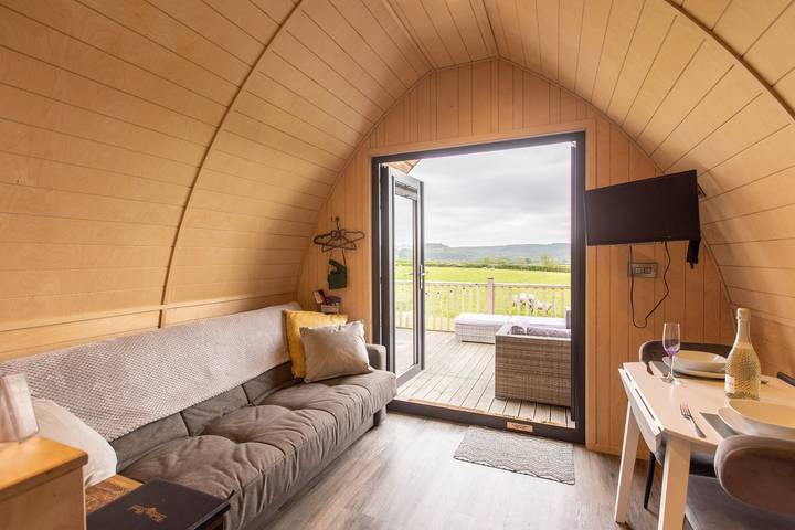 Glamping für 2 Personen, mit Terrasse und Garten in England - 4