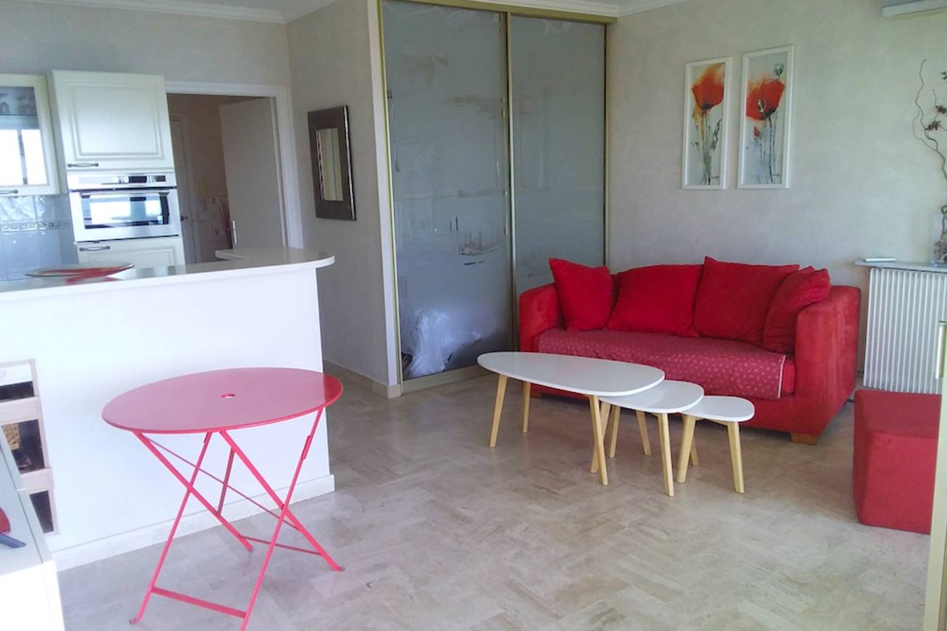 Hel lejlighed, Ferielejlighed for 2 personer med balkon in Cannes, Cannes og omegn