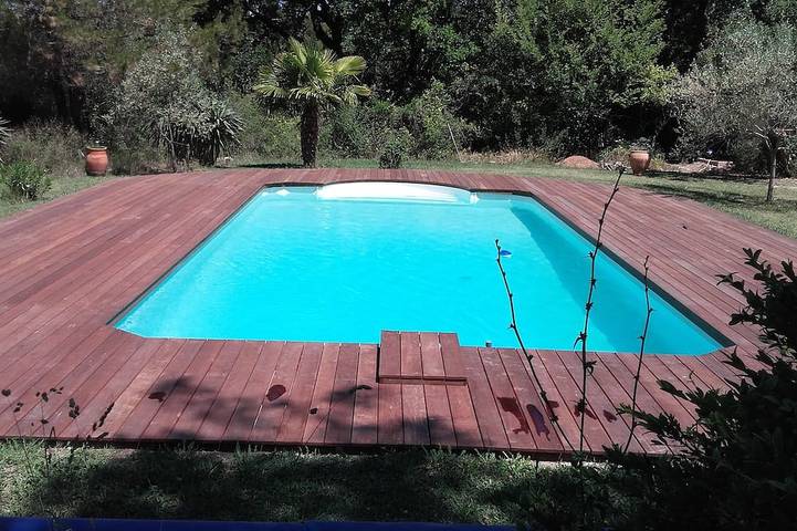 Ferienhaus für 4 Personen, mit Garten und Pool