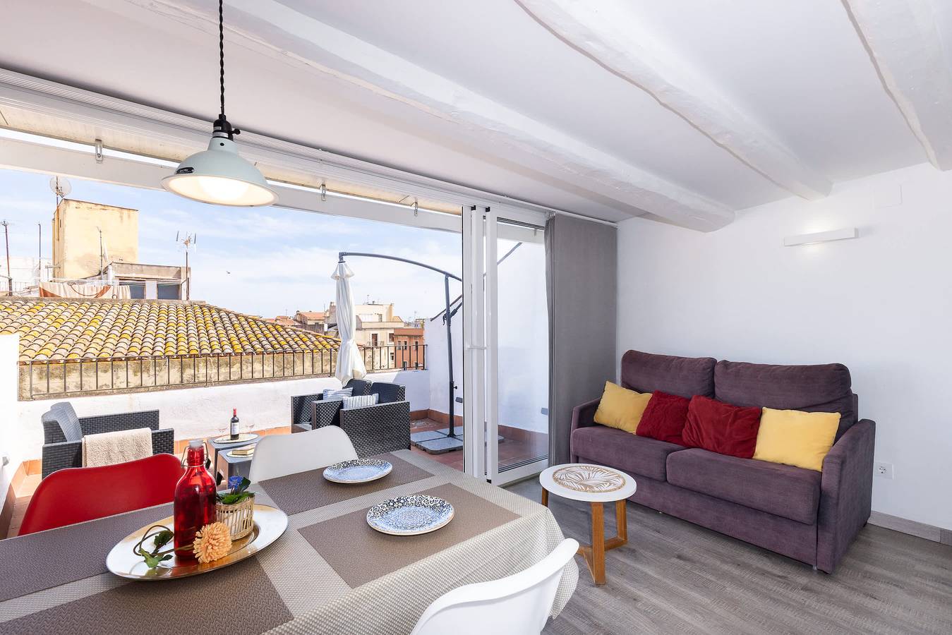 Apartamento entero, Apartamento de vacaciones para 2 personas con balcón/terraza in Tarragona, Costa Dorada