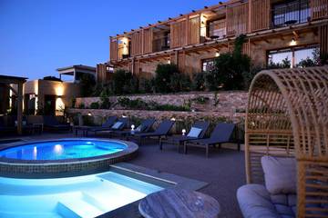 Hôtel pour 2 personnes, avec piscine et sauna ainsi que vue et jardin à Galéria