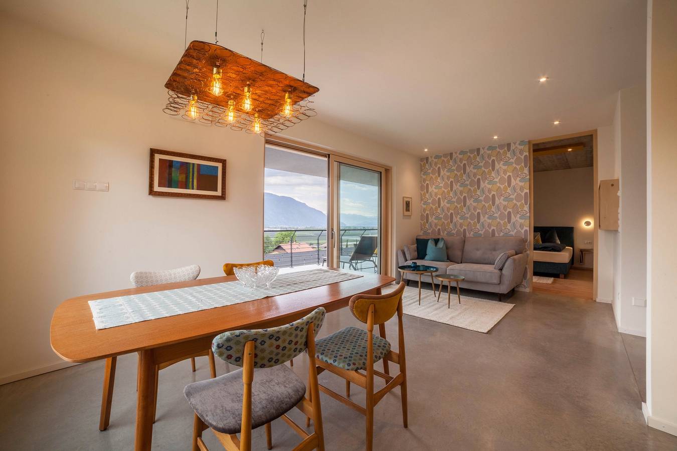 Ganze Wohnung, Ferienwohnung Das Eckige mit Bergblick, Wlan, Garten und Terrasse in Baslan, Tscherms