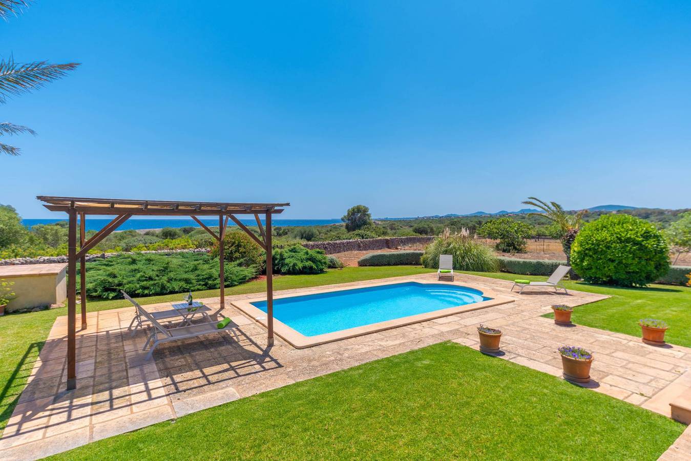 Finca Can Guillem Boquet - Villa mit privatem Pool und kostenlosem Wifi in Porto Cristo in S'Illot Cala Morlanda, Manacor