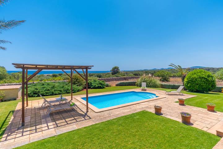 Finca Can Guillem Boquet - Villa mit privatem Pool und kostenlosem Wifi in Porto Cristo in S'Illot Cala Morlanda, Manacor