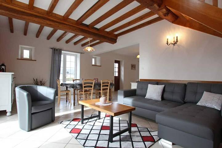 Gîte pour 8 personnes, avec jardin