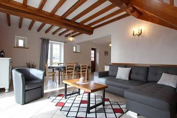 Gîte pour 8 personnes, avec jardin à Ravenoville