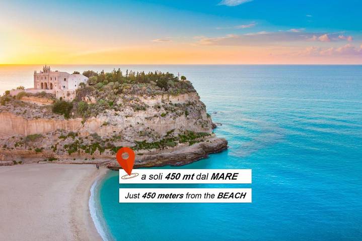 Maison d’hôte pour 3 personnes, avec vue et jardin, adapté aux familles à Tropea - 4