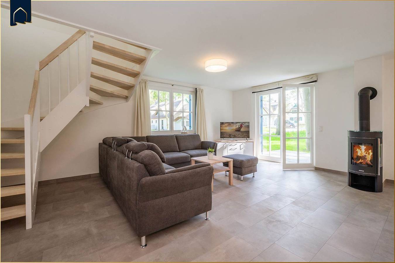 Modernes Ferienhaus im Fischerdorf mit Sauna & Kamin – mitten in der Natur, nahe Usedom in Zirchow, Usedom