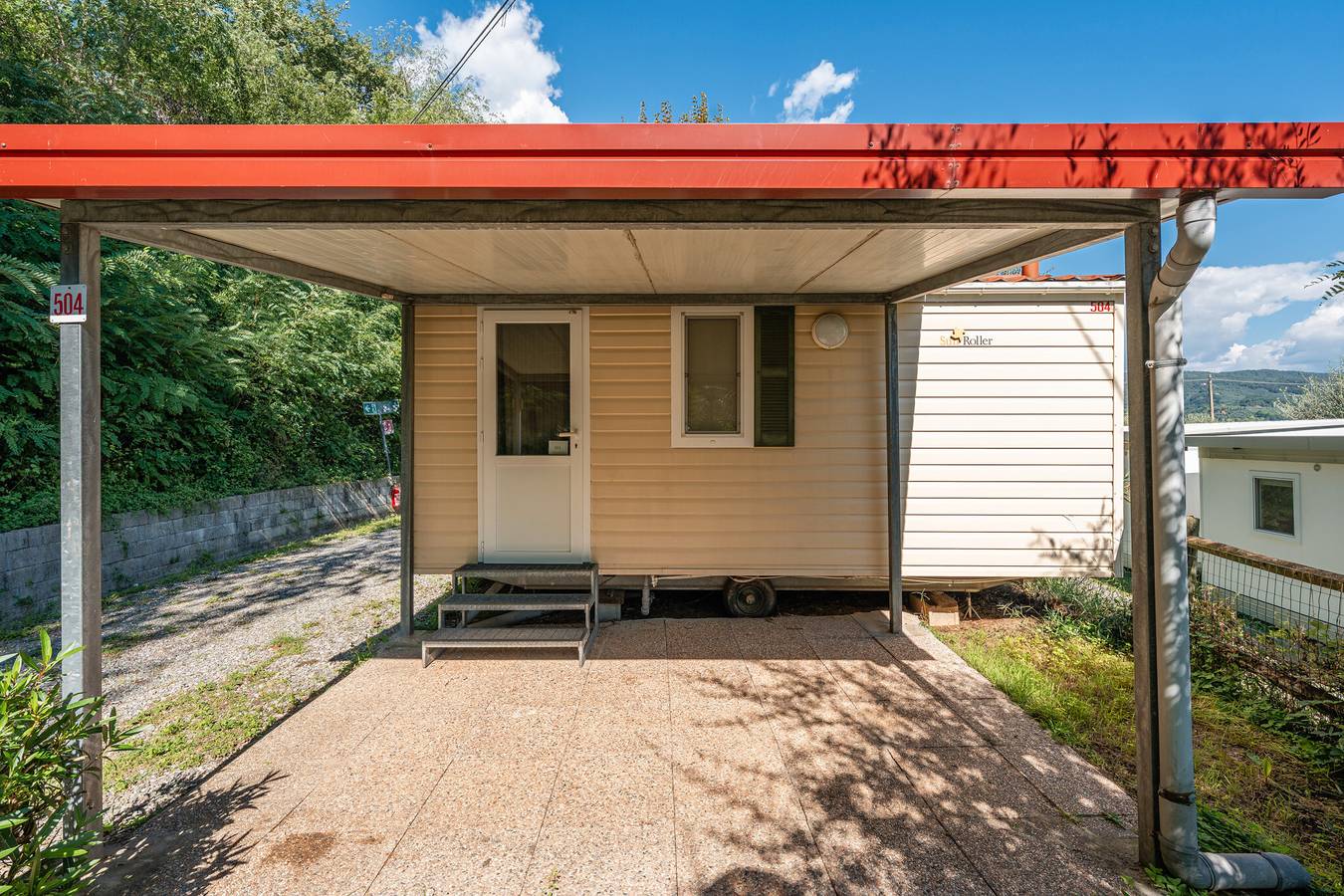 Ganze Ferienwohnung, Mobilheim 'Camping Belsito Olib 504' mit Gemeinschaftspool, Wlan und Klimaanlage in Montecatini-Terme, Pistoia Provinz